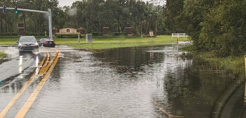 Ficquette Road Flooded at Reams Road