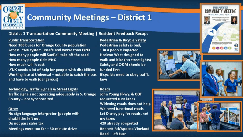Orange County Transportation Sales Tax Community Meeting - District 1