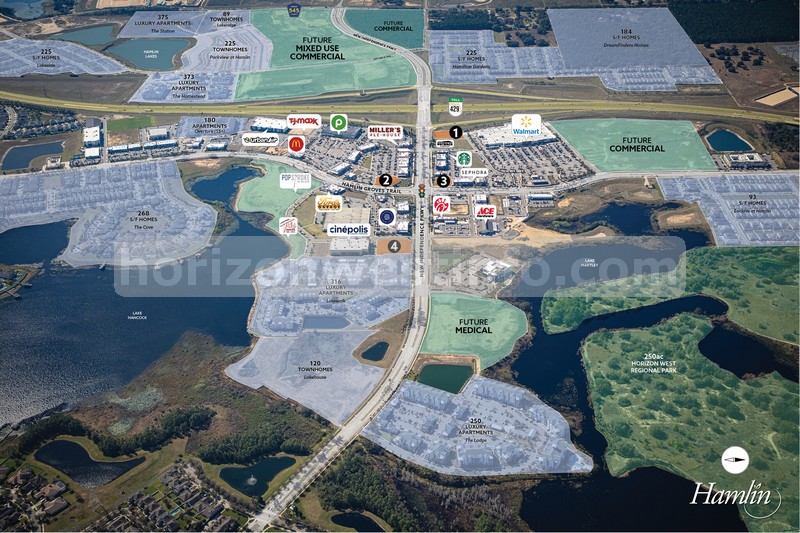 Hamlin Horizon West TJ Maxx Aerial